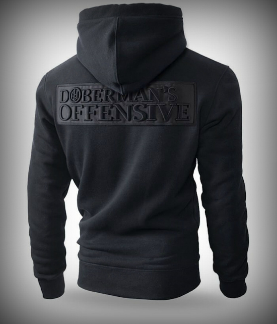 West_City-Dobermans_Aggressive_Худі_Чорне_На_Блискавці_Doberman's_Offensive