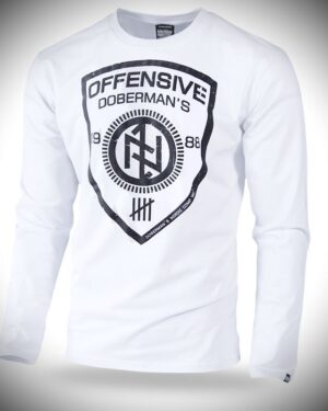 West_City-Dobermans_Aggressive_Лонгслів_Білий_Offensive_Shield