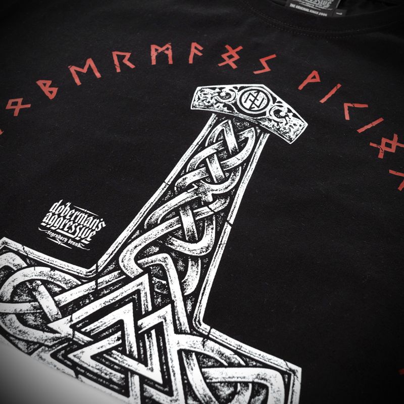 West_City-Dobermans_Aggressive_Лонгслів_Чорний_Mjolnir_I