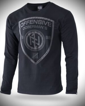 West_City-Dobermans_Aggressive_Лонгслів_Чорний_Offensive_Shield