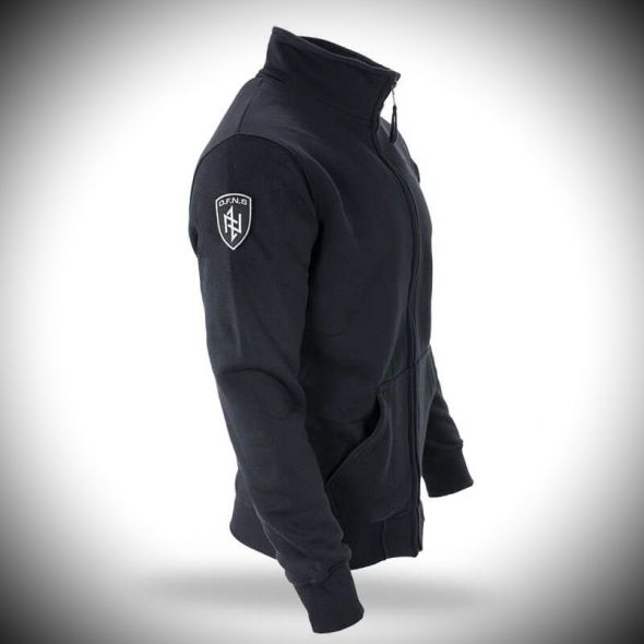 West_City-Dobermans_Aggressive_Світшот_Чорний_На_Блискавці_OFNS_Shield