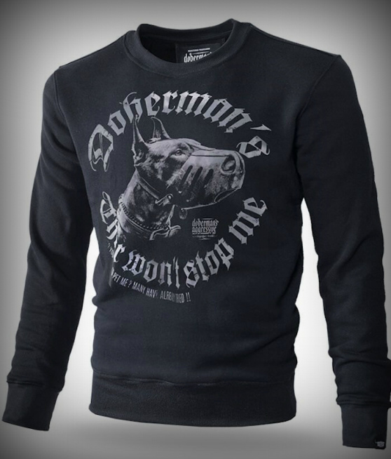 West_City-Dobermans_Aggressive_Світшот_Чорний_Dangerous_Dog
