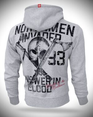 West_City-Dobermans_Aggressive_Худі_Сіре_Northmen