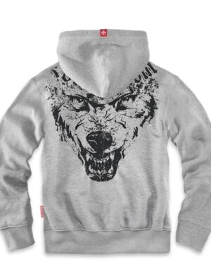 West_City-Dobermans_Aggressive_Худі_Сіре_Wolf_Throat