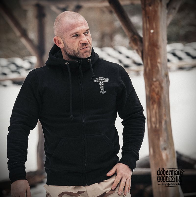 West_City-Dobermans_Aggressive_Худі_Чорне_Mjolnir