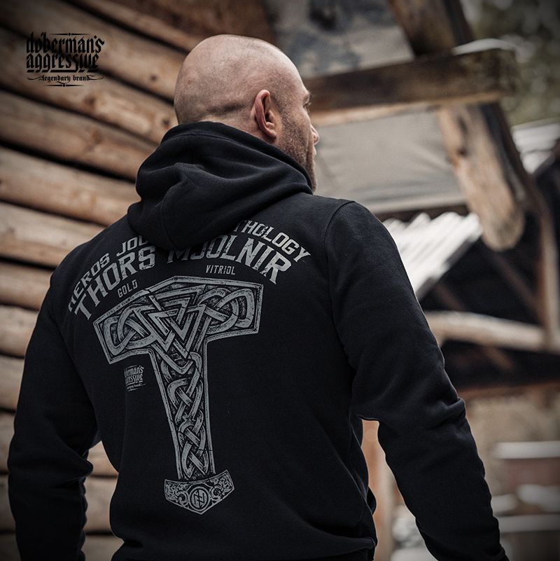 West_City-Dobermans_Aggressive_Худі_Чорне_Mjolnir