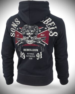 West_City-Dobermans_Aggressive_Худі_Чорне_Sons_of_Rebels
