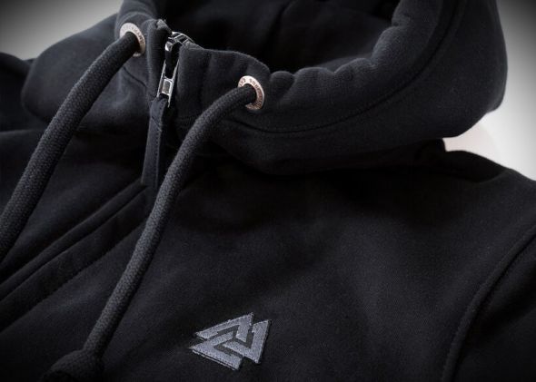 West_City-Dobermans_Aggressive_Худі_Чорне_Valknut