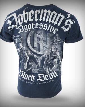 West_City-Dobermans_Aggressive_Футболка_Black_Devil_Синя