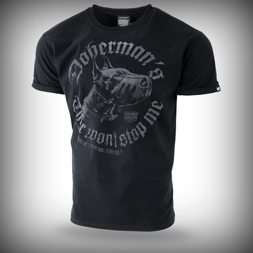 West_City-Dobermans_Aggressive_Футболка_Dangerous_Dog_Чорна