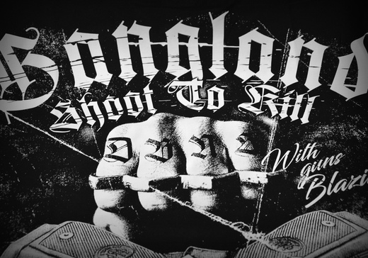 West_City-Dobermans_Aggressive_Футболка_Gangland_Чорна