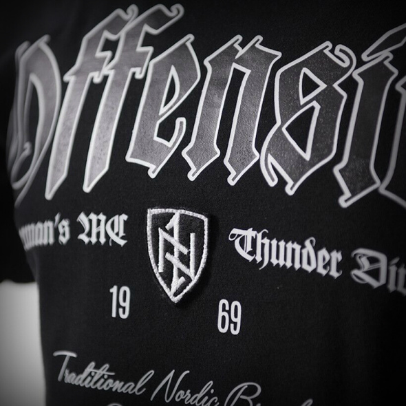 West_City-Dobermans_Aggressive_Футболка_Thunder_Offensive_Чорна