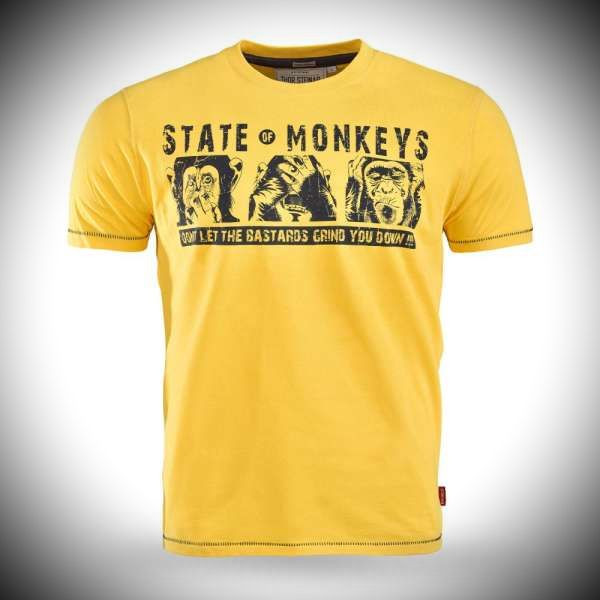 West_City_Thor_Steinar_Футболка_Monkeys_Жовтий