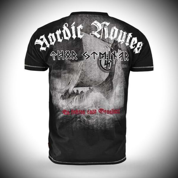 West_City_Thor_Steinar_Футболка_Nordic_Routes_Чорний