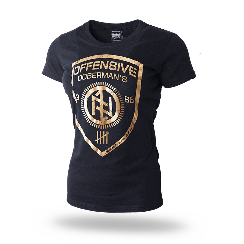 West_City-Dobermans_Aggressive_Футболка_Offensive_Gold_Shield