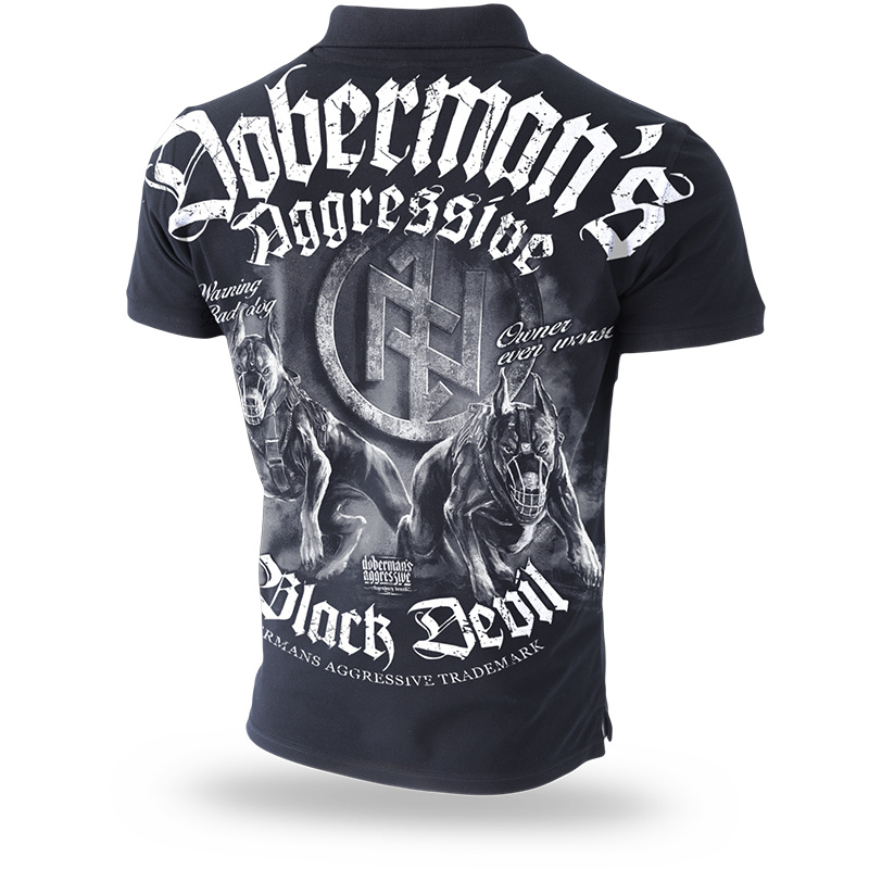 West_City_Dobermans_Aggressive_Поло_Black_Devil