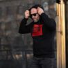 West_City_Dobermans_Aggressive_Худі_Rubber_Logo_Red