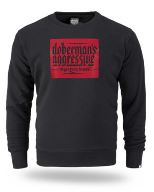 West_City_Dobermans_Aggressive_Світшот_Rubber_Logo_Red