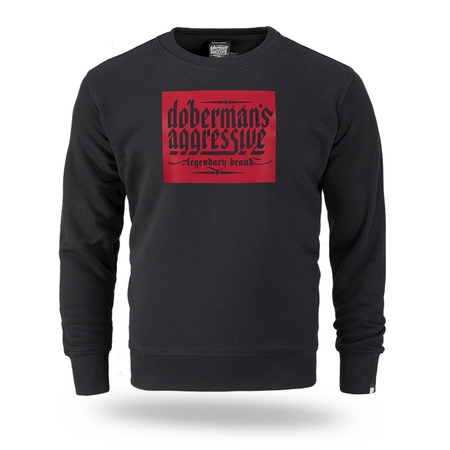 West_City_Dobermans_Aggressive_Світшот_Rubber_Logo_Red