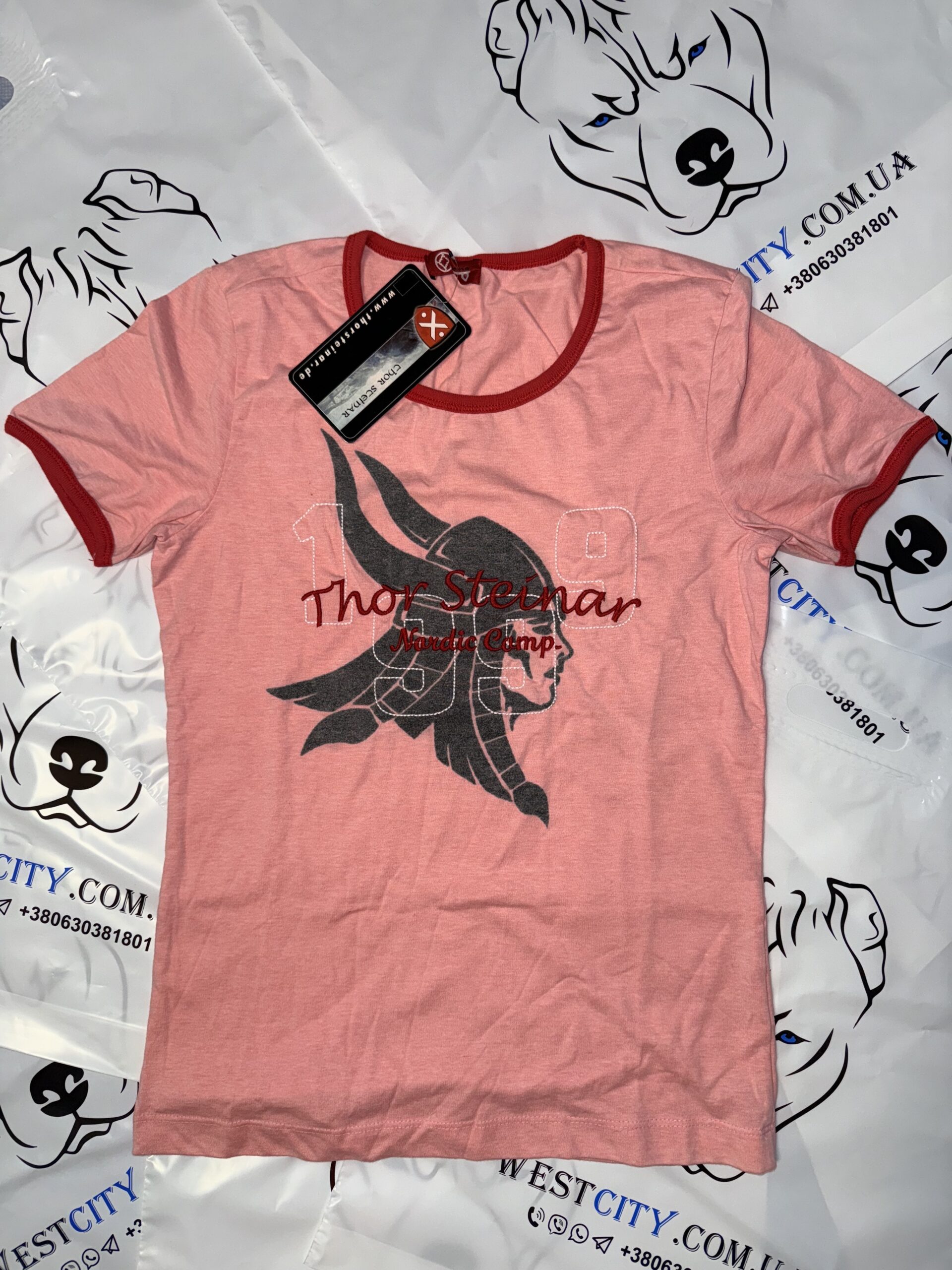 West_City_Thor_Steinar_Футболка_Viking_Pink